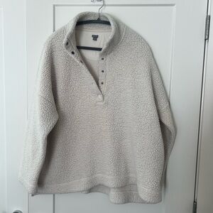 Arie Cozy Cream Pullover Sweater